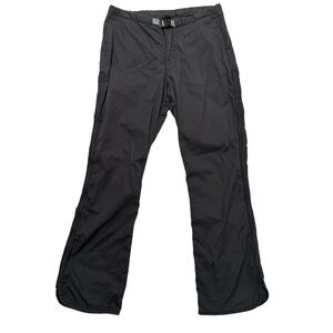 Gap Zip Up Leg Track Training Hiking Trail Pants Dark Gray Tunneling Belt Size 8